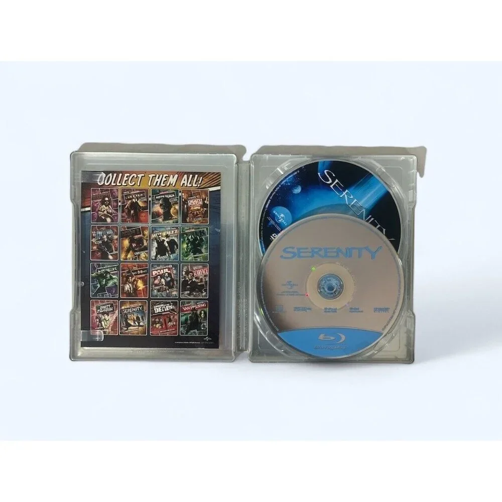 Serenity (2013, 2-Disc Set,Steelbook) Authentic US Release - Picture 2 of 3